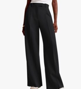 These classic but comfortable black trousers are the perfect staple for any season!